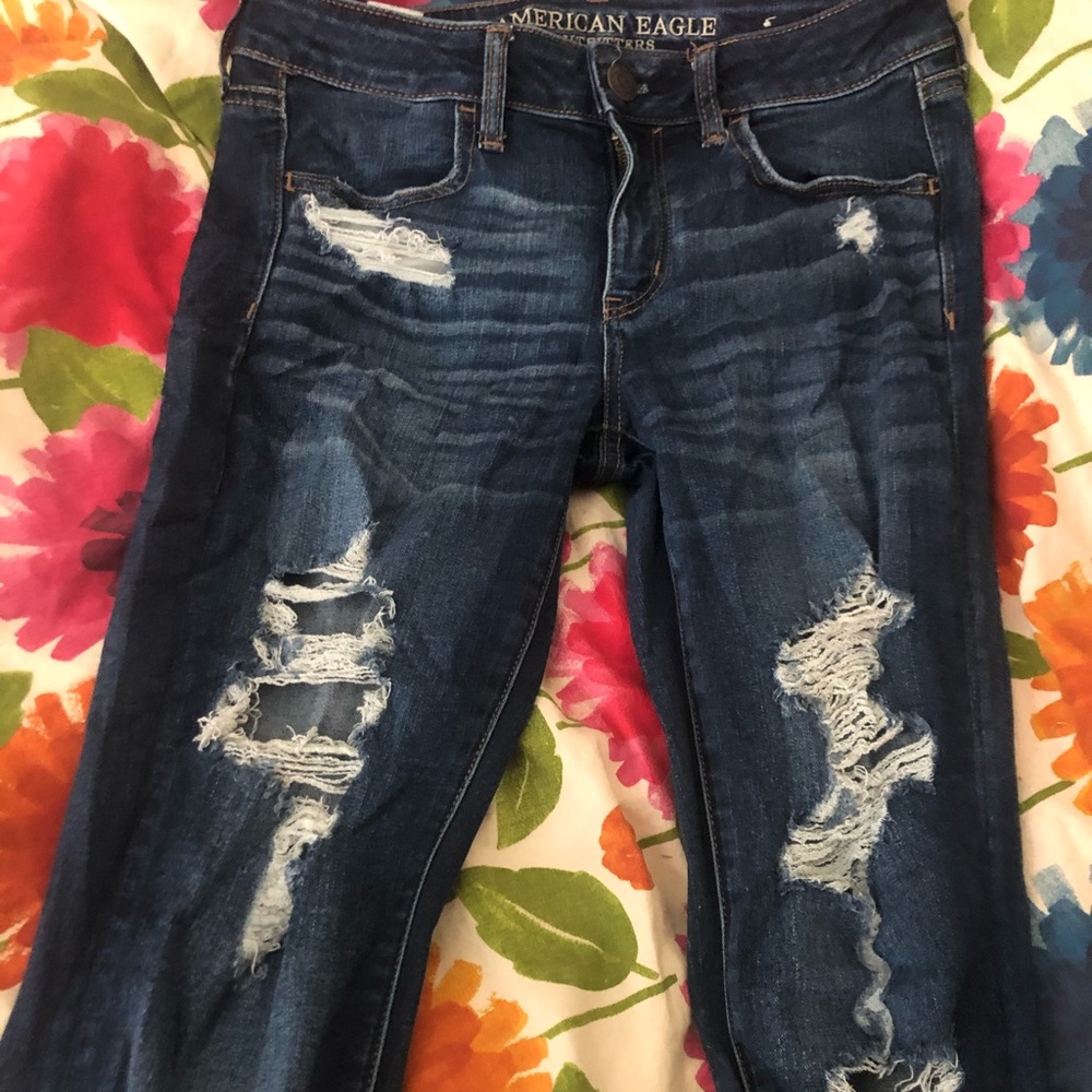 Hell yeah American Eagle  ripped jeans
